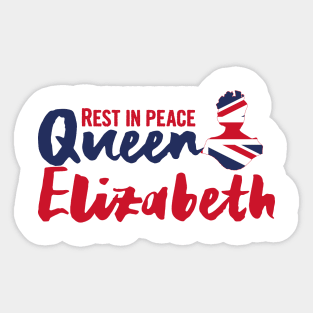 RIP Queen Elizabeth, Rest in peace Queen Elizabeth II Sticker